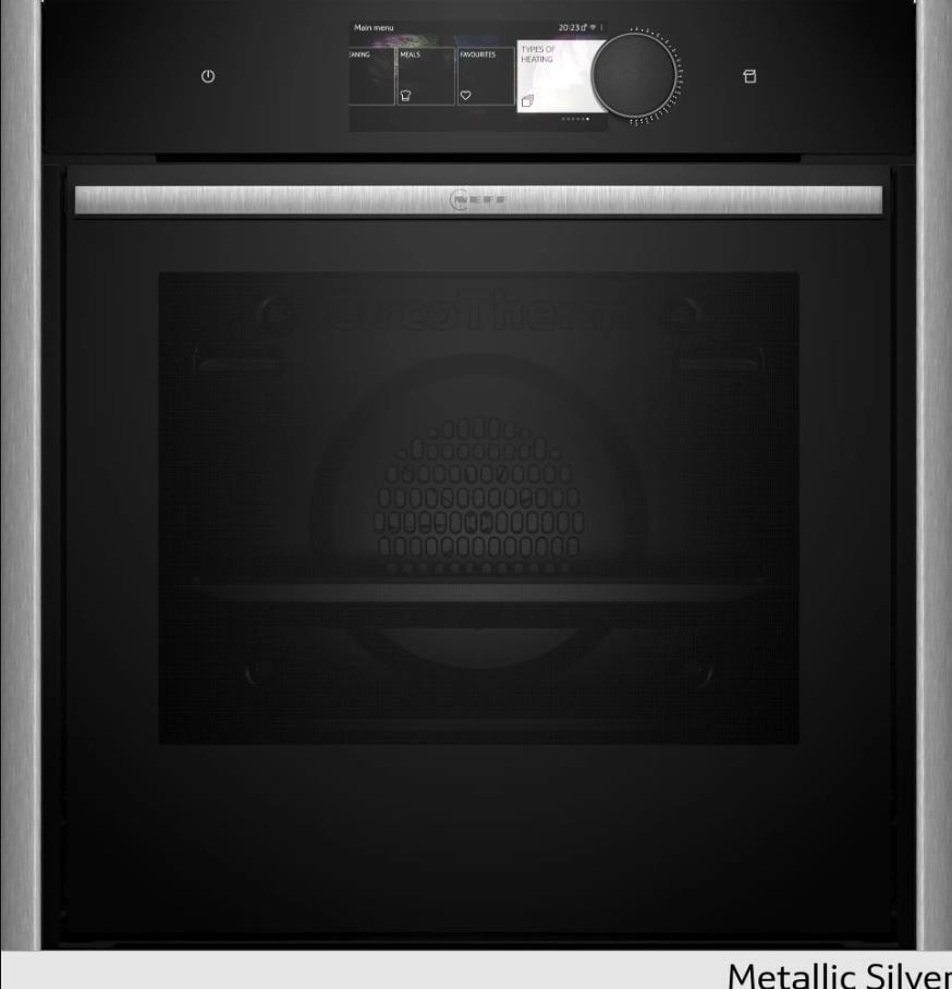 Neff B69VY7MY0 Built In Oven Ν90 Series Metallic Silver