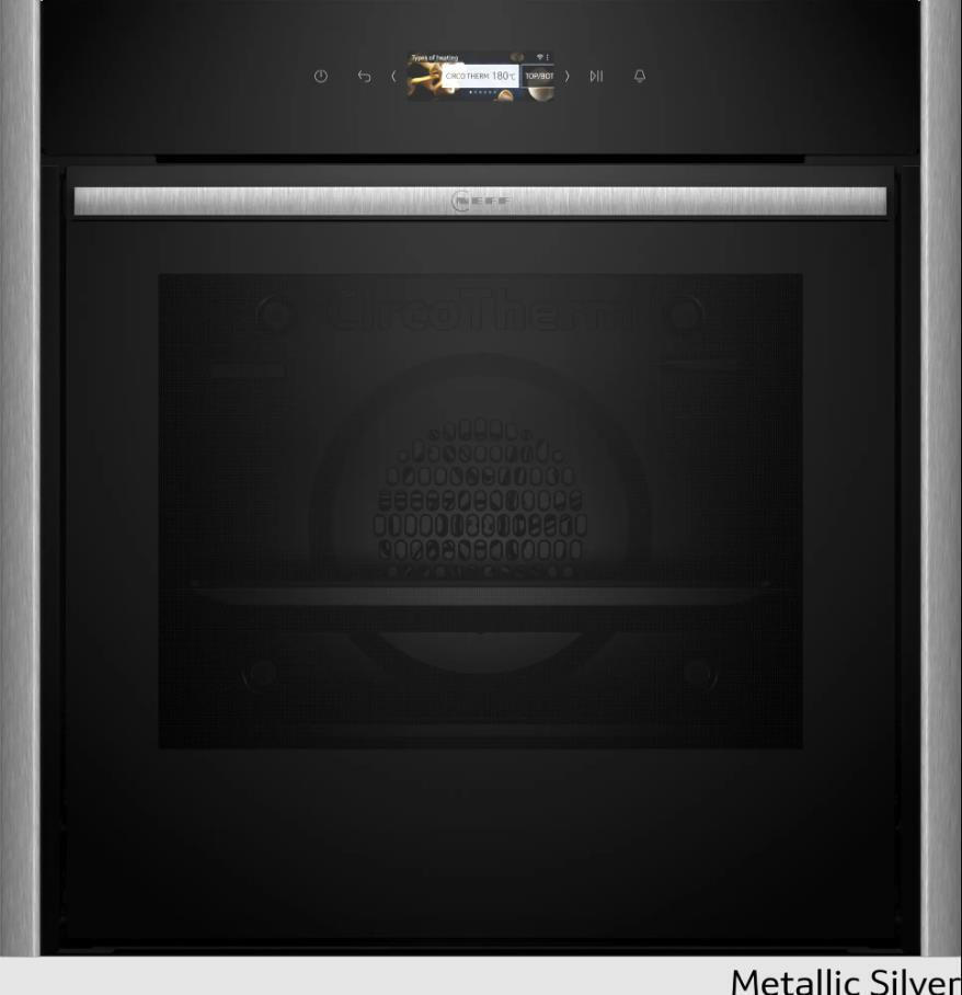 Neff B59CR31Y0 Built In Oven Ν70 Series Metallic Silver