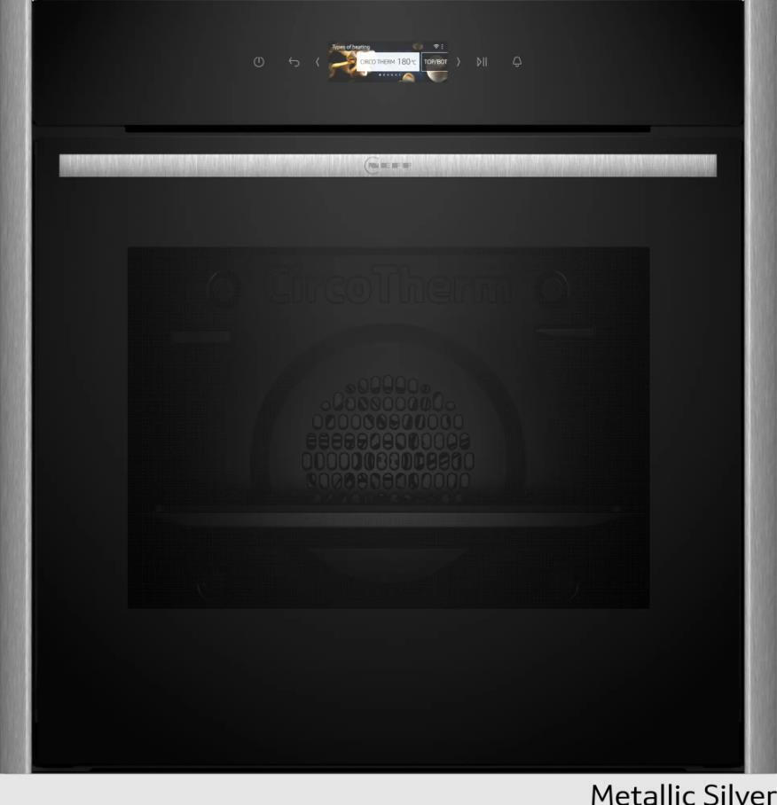 Neff B29CR3AY0 Built In Oven Ν70 Series Metallic Silver