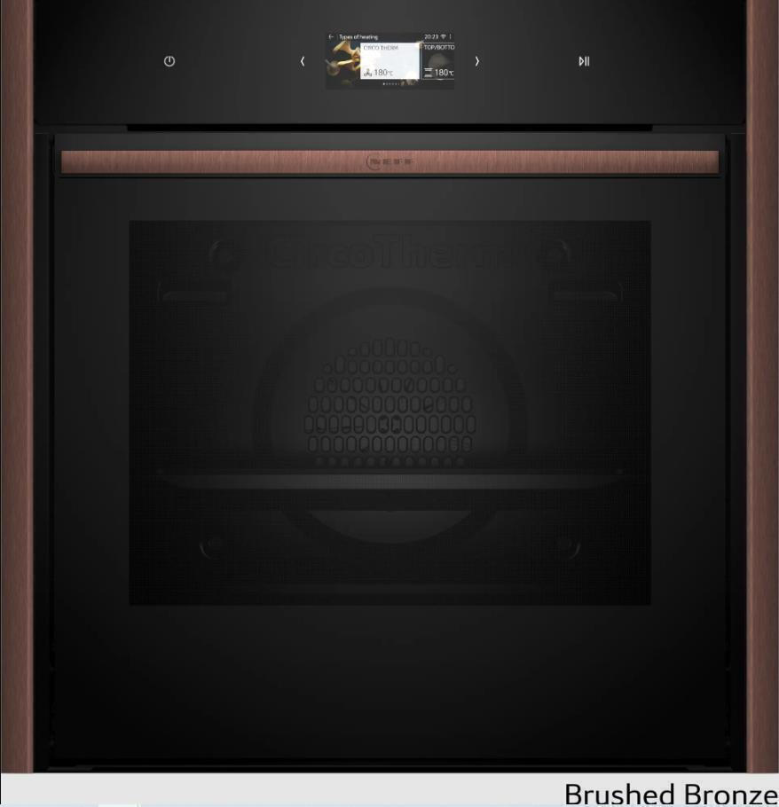 Neff B69CS7MY0 Built In Oven Ν90 Series Brushed Bronze