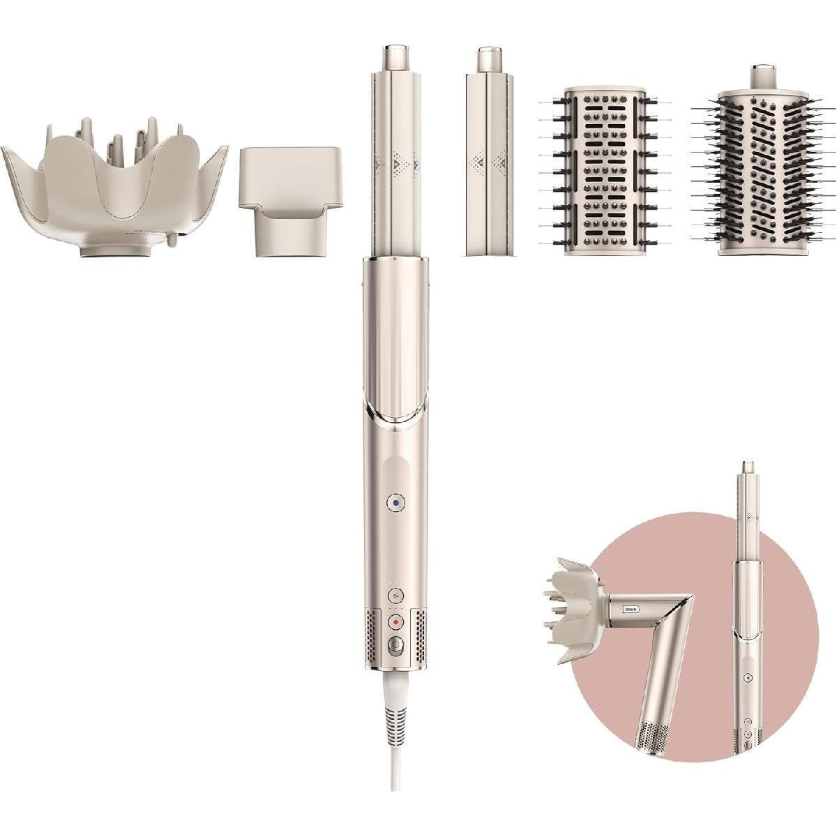 Shark FlexStyle 5-in-1 Air Styler & Hair Dryer with Storage Case – Stone HD446SLEU