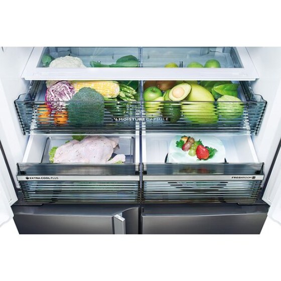 Lodowka-SHARP-SJ-MP780D-BS-szuflady