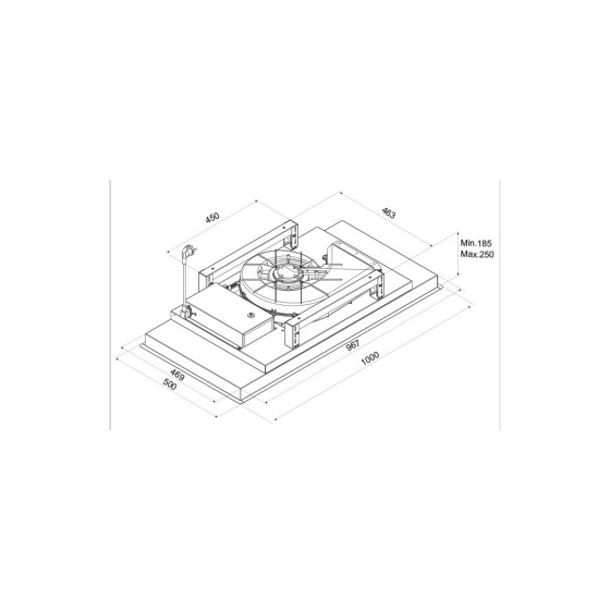 airforce-raffaello-ceiling-mounted-extractor-hood-vent-100-cm-stainless-steel-paintable